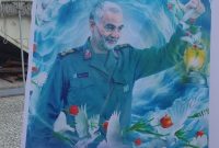 تبلیغات محیطی بنیادشهیدچرام به مناسبت سالروزشهادت سردارشهیدحاج قاسم سلیمانی
